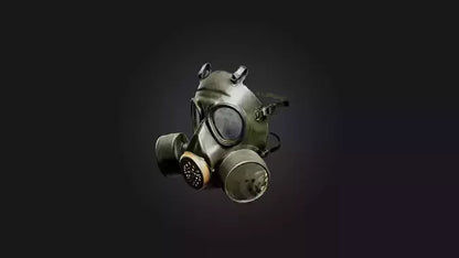 3D model Gas Mask VR / AR / low-poly