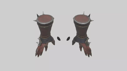 3D model Gauntlets model VR / AR / low-poly