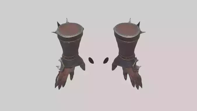 3D model Gauntlets model VR / AR / low-poly