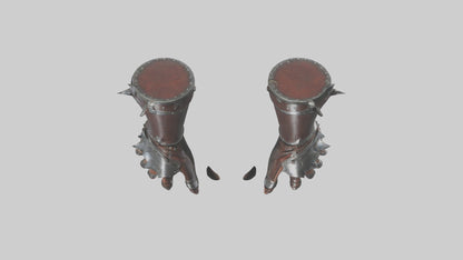3D model Gauntlets model VR / AR / low-poly