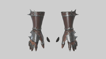 3D model Gauntlets model VR / AR / low-poly