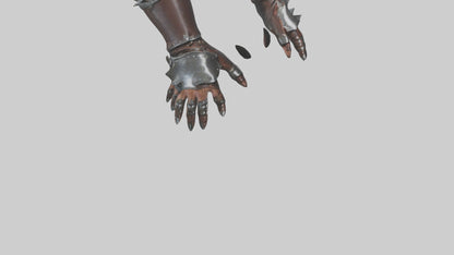 3D model Gauntlets model VR / AR / low-poly