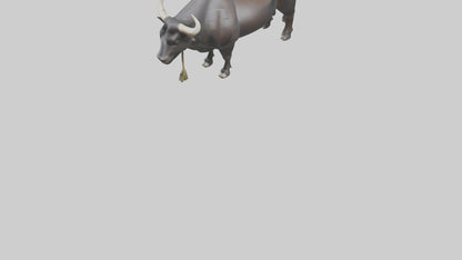 Gaur grazing model 3D model