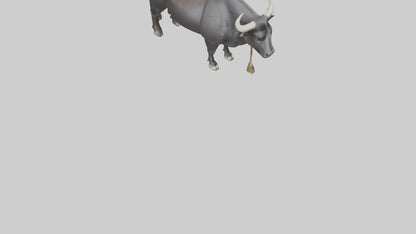 Gaur grazing model 3D model