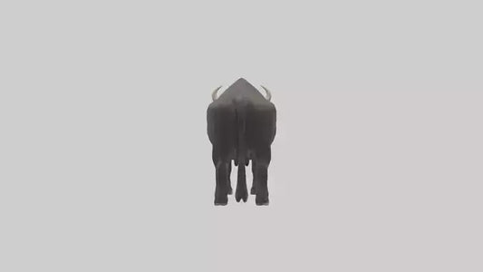 Gaur grazing model 3D model