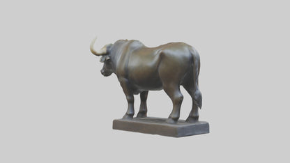 Gaur statue model 3D model
