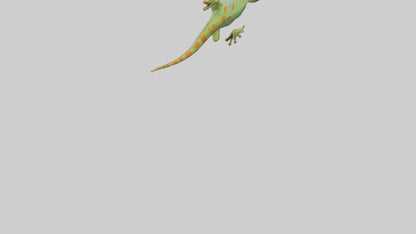 3D model Gecko climbing wall model VR / AR / low-poly
