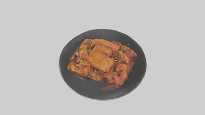 3D model General Tsos chicken model VR / AR / low-poly