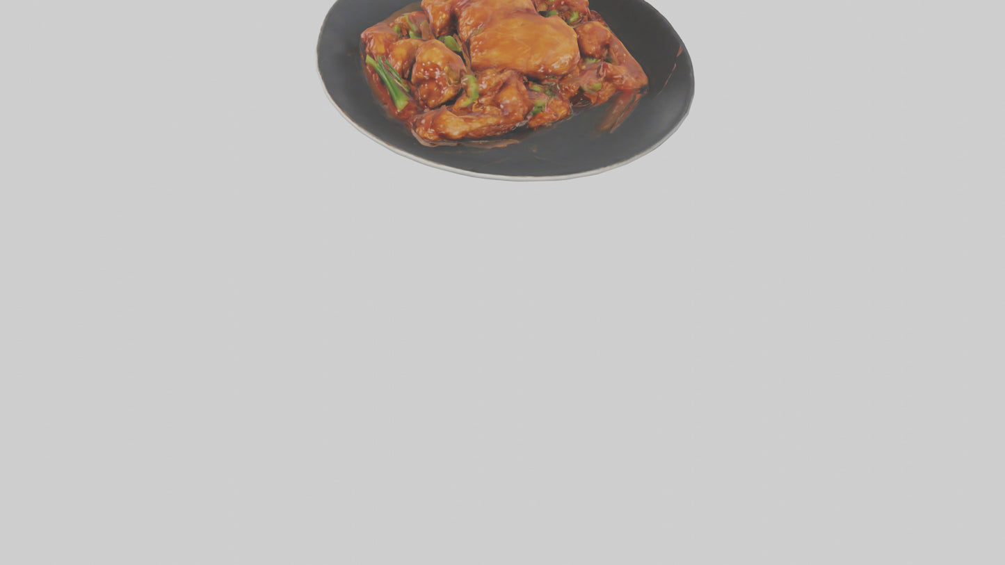 3D model General Tsos chicken model VR / AR / low-poly