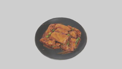 3D model General Tsos chicken model VR / AR / low-poly