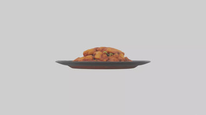 3D model General Tsos chicken model VR / AR / low-poly