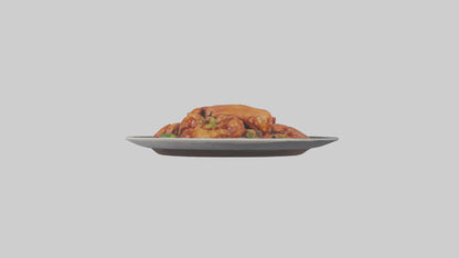3D model General Tsos chicken model VR / AR / low-poly