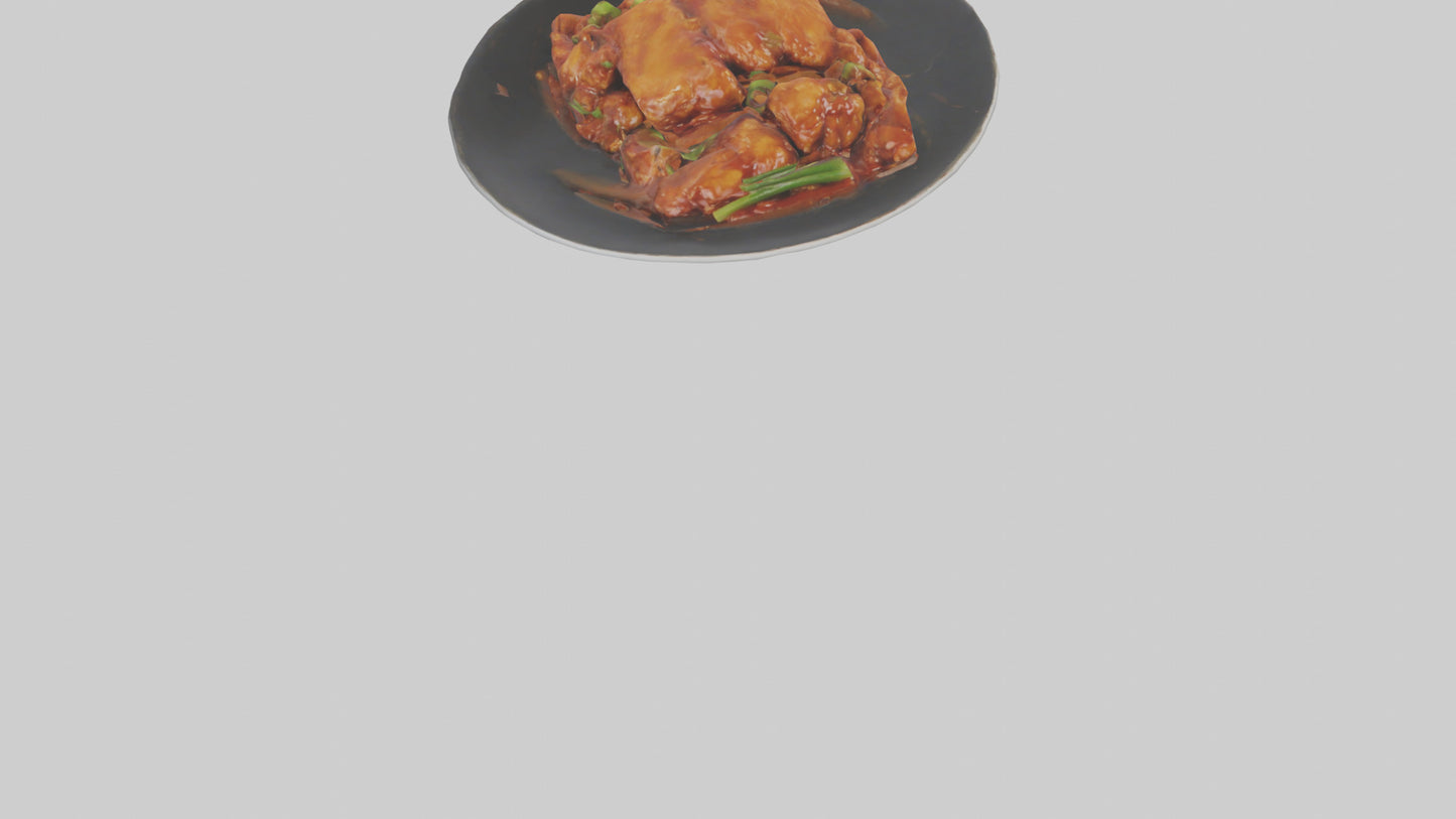 3D model General Tsos chicken model VR / AR / low-poly