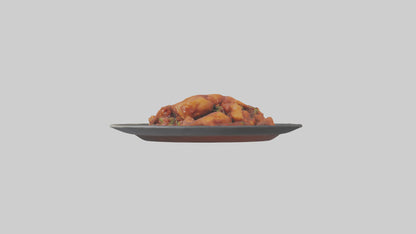 3D model General Tsos chicken model VR / AR / low-poly