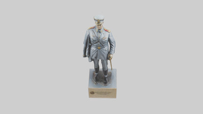 3D model Generals Leadership Statue model VR / AR / low-poly