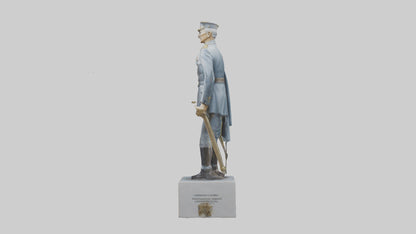 3D model Generals Leadership Statue model VR / AR / low-poly