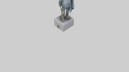 3D model Generals Leadership Statue model VR / AR / low-poly
