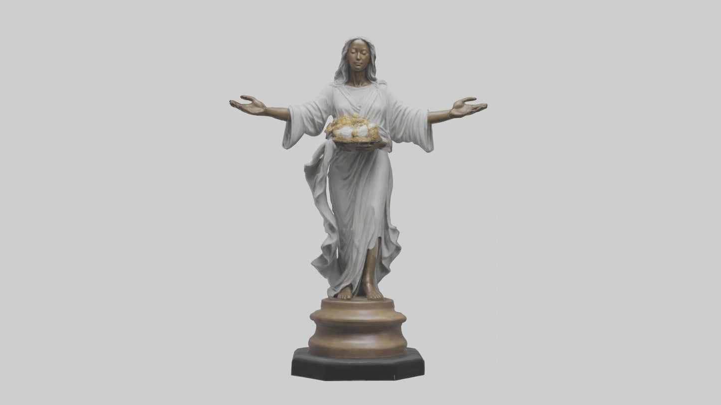 3D model Generosity Statue model VR / AR / low-poly