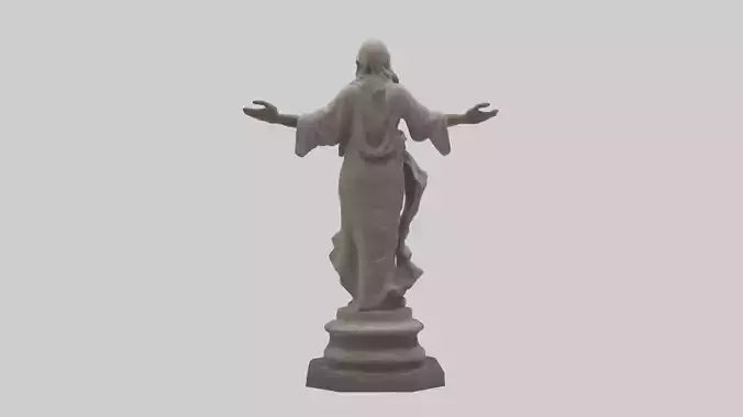 3D model Generosity Statue model VR / AR / low-poly