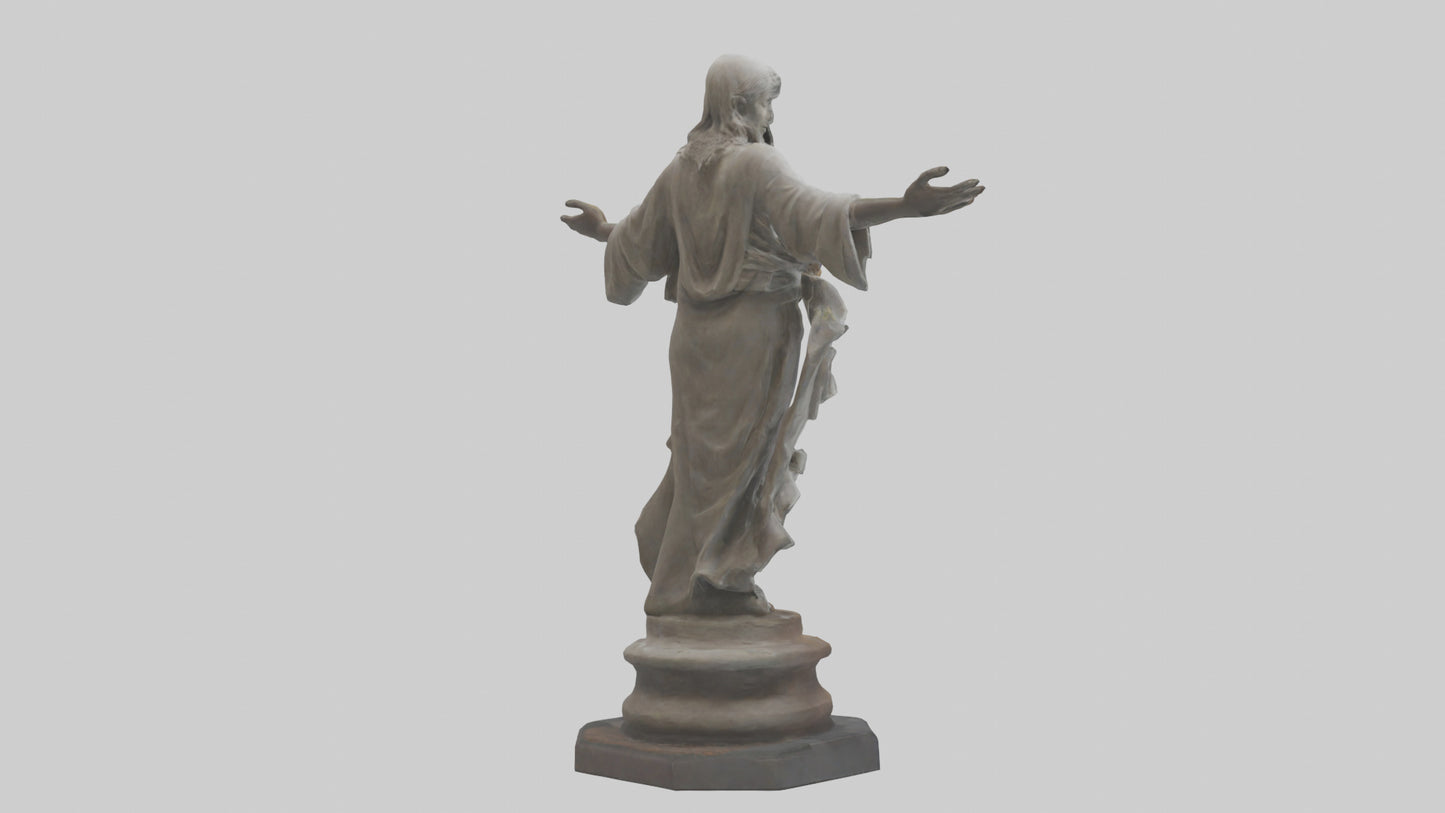 3D model Generosity Statue model VR / AR / low-poly