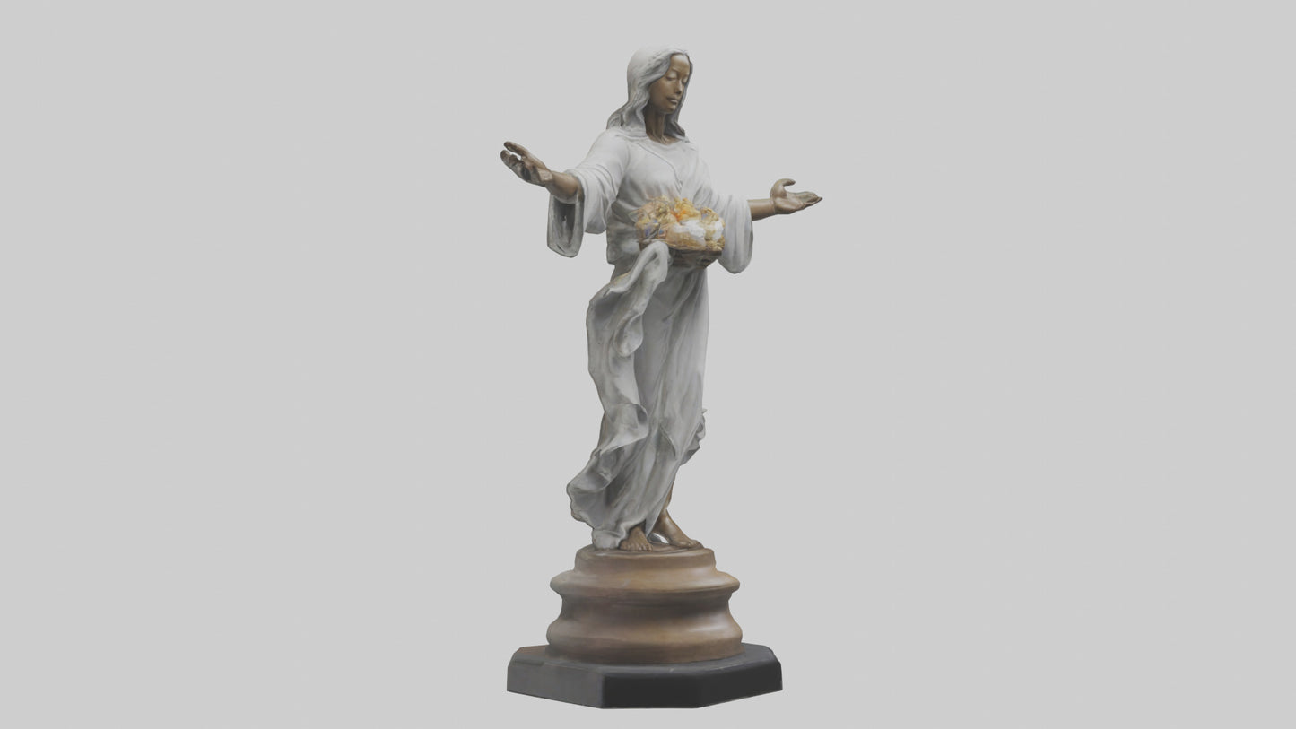 3D model Generosity Statue model VR / AR / low-poly