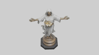 3D model Generosity Statue model VR / AR / low-poly