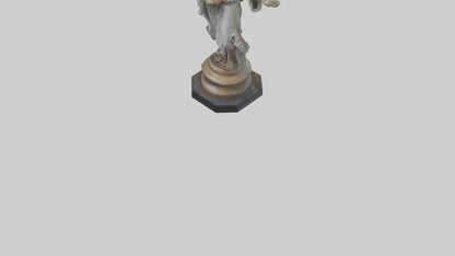 3D model Generosity Statue model VR / AR / low-poly