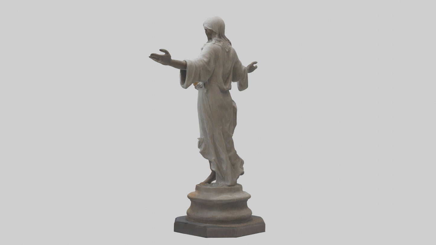 3D model Generosity Statue model VR / AR / low-poly