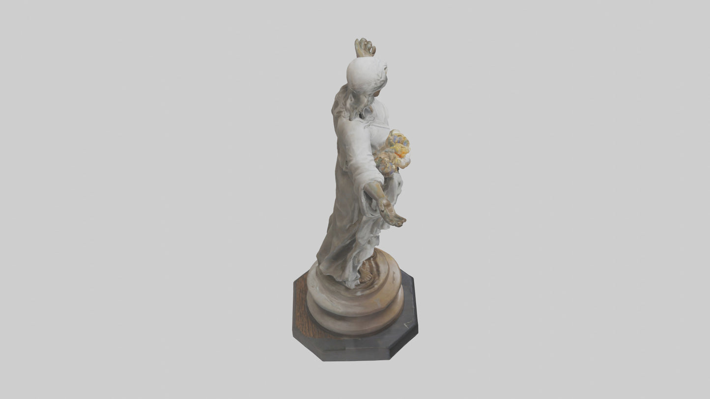 3D model Generosity Statue model VR / AR / low-poly