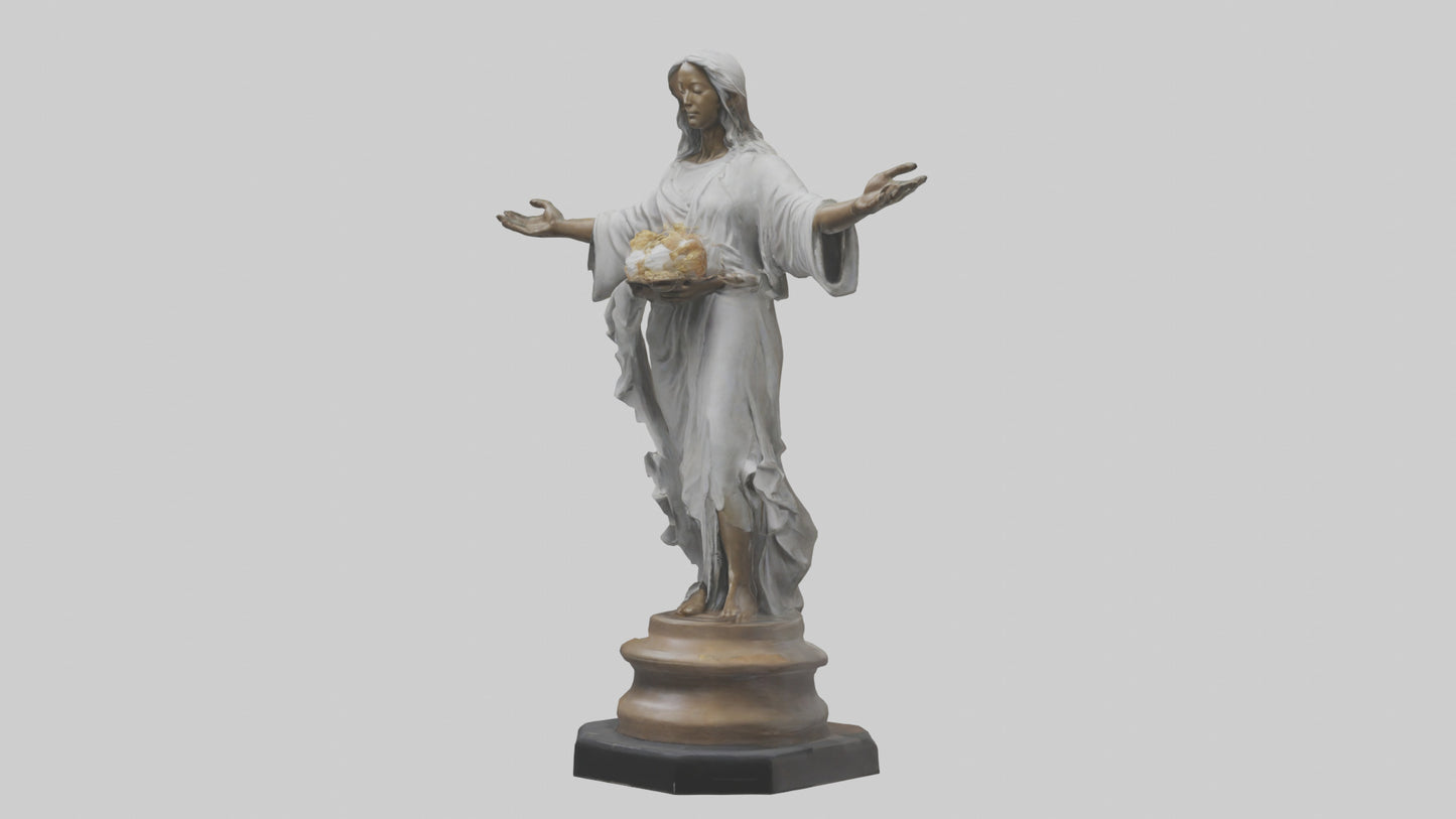 3D model Generosity Statue model VR / AR / low-poly