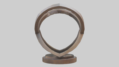 3D model Geometric sculpture model VR / AR / low-poly