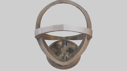 3D model Geometric sculpture model VR / AR / low-poly