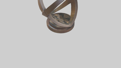 3D model Geometric sculpture model VR / AR / low-poly