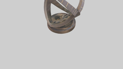 3D model Geometric sculpture model VR / AR / low-poly