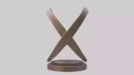 3D model Geometric sculpture model VR / AR / low-poly