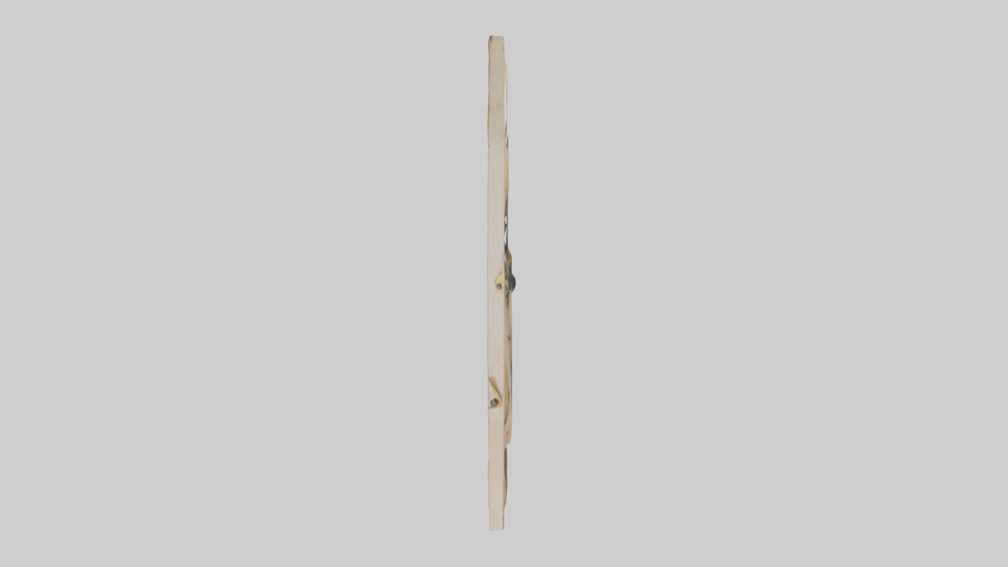 Geometric Wall Clock model VR / AR / low-poly