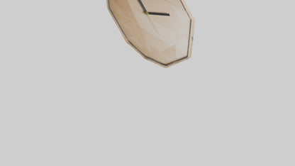 Geometric Wall Clock model VR / AR / low-poly