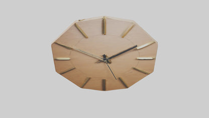 Geometric Wall Clock model VR / AR / low-poly
