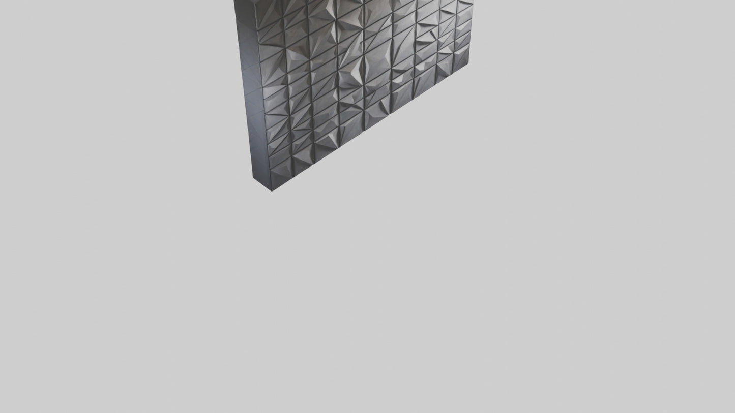 3D model Geometric Wall Panels VR / AR / low-poly