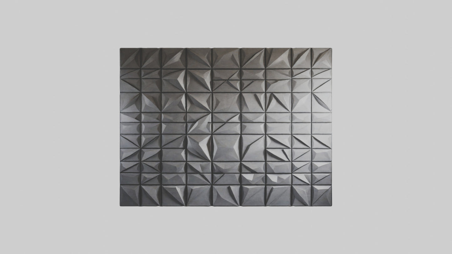 3D model Geometric Wall Panels VR / AR / low-poly