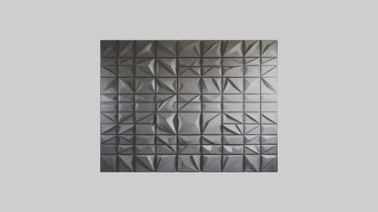 3D model Geometric Wall Panels VR / AR / low-poly