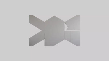 3D model Geometric Wall Panels VR / AR / low-poly