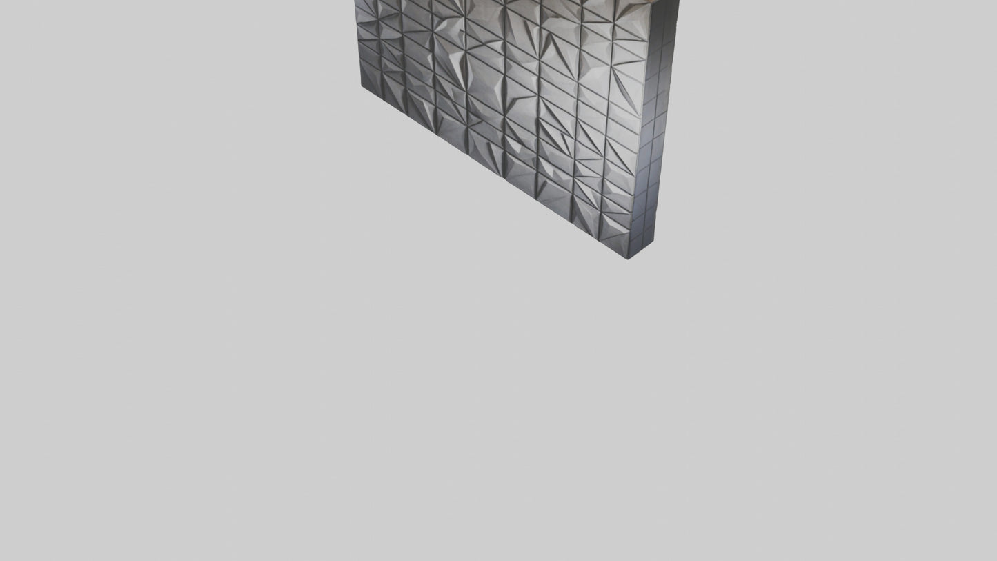 3D model Geometric Wall Panels VR / AR / low-poly