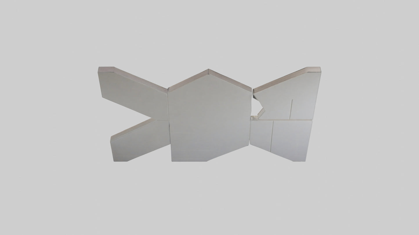 3D model Geometric Wall Panels VR / AR / low-poly