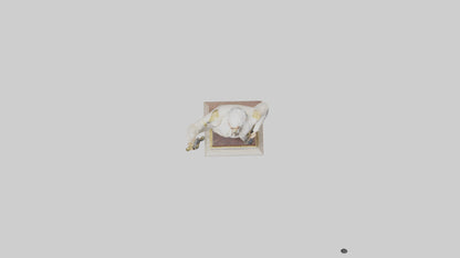 3D model George Washington statue model VR / AR / low-poly