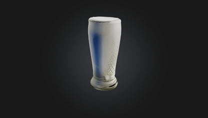 3D model German beer glass  VR / AR / low-poly