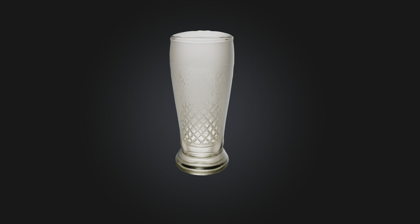 3D model German beer glass  VR / AR / low-poly