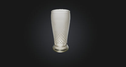 3D model German beer glass  VR / AR / low-poly