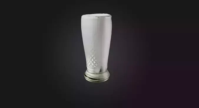 3D model German beer glass  VR / AR / low-poly