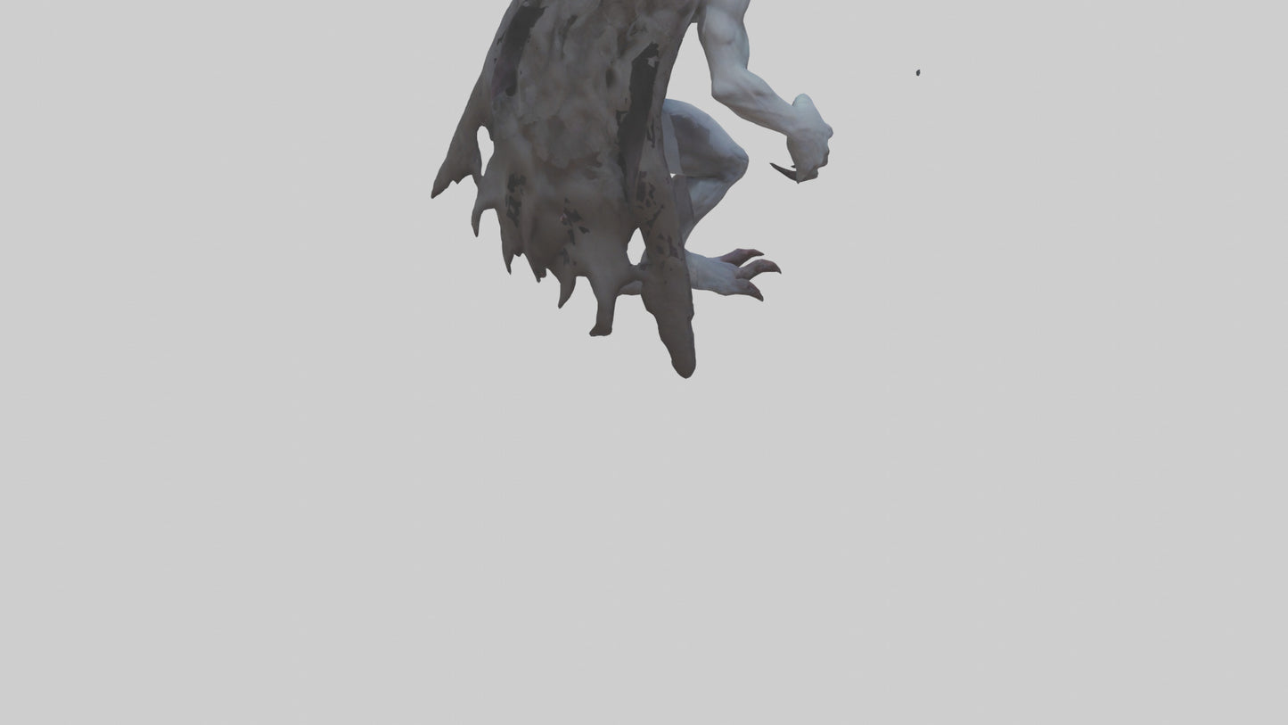 3D model Ghastly demon model VR / AR / low-poly